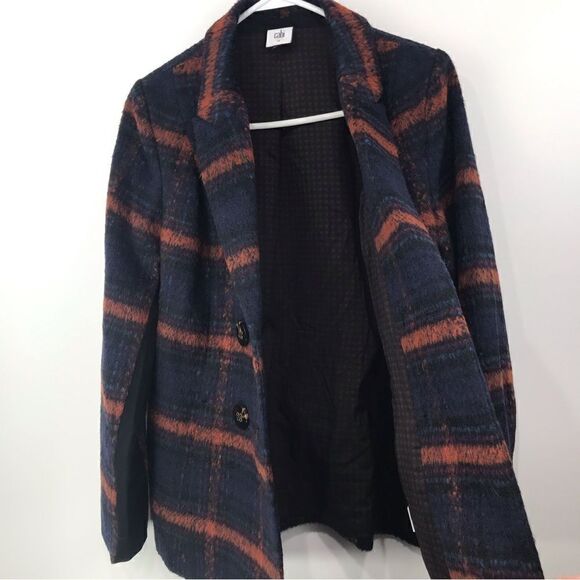 Cabi Plaid Checkmate 3736 Wool Blend Blazer Jacket - Picture 7 of 14